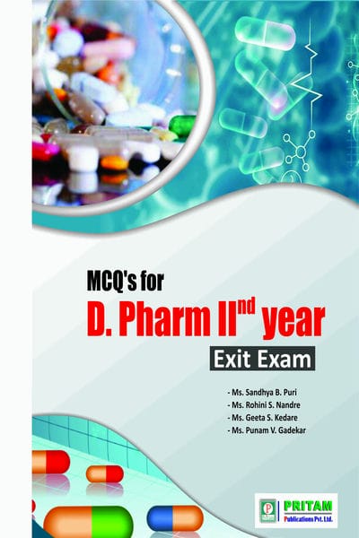 MCQ's for D. Pharm 2nd year - Exit Exam